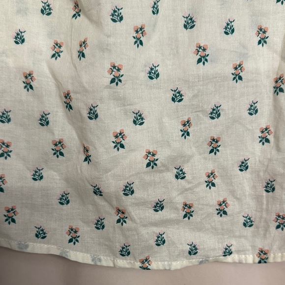 Montce Fruity Floral Crop Top and Headband, Size M, Color Ivory/Green/Pink - Picture 6 of 12